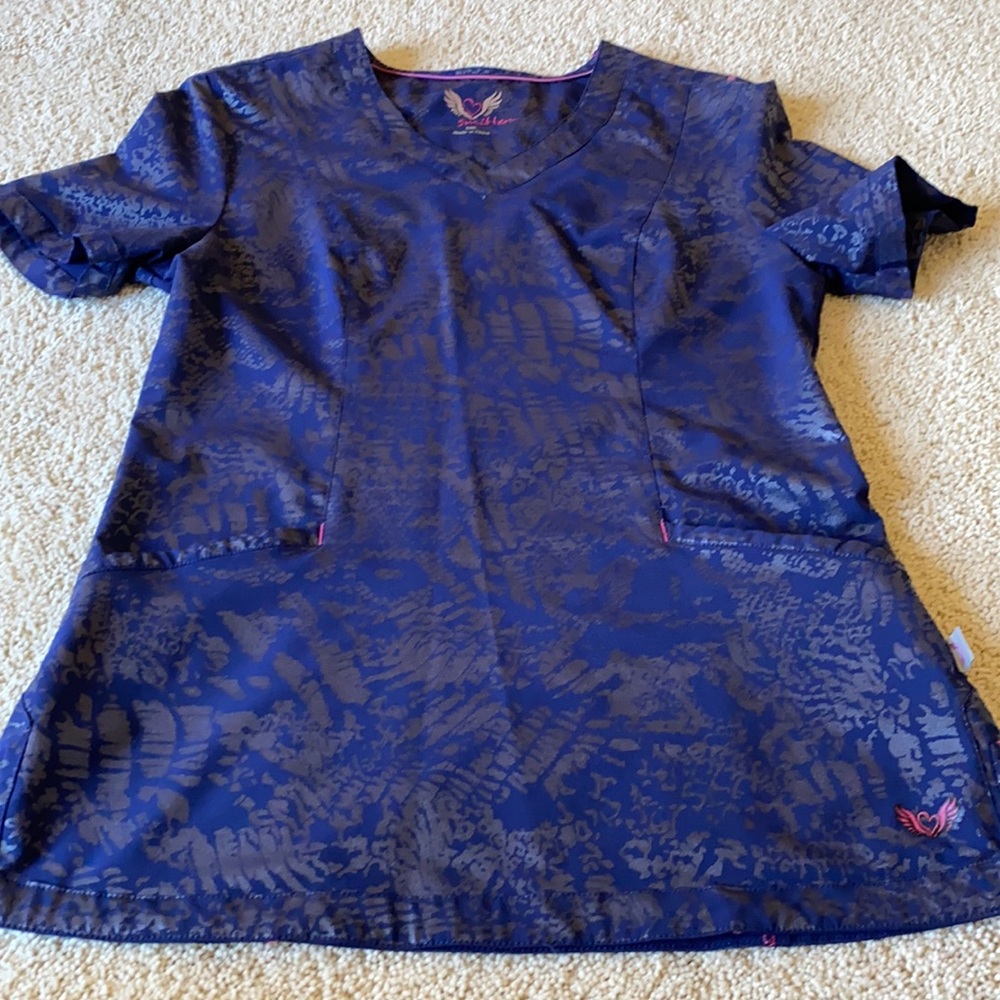 Smitten scrub top